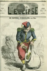 Den sædvanlige korporal, en soldat, der dyrker en have i Chalons lejr. Cover i "" L