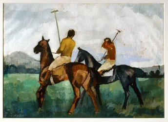 Polospillere (maleri på lærred)