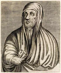 Avicenna eller Ibn Sina: Persisk polymath, fra True Portraits af André Thévet udgivet i 1584