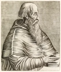 Pietro Bembo, fra ?True Portraits?? af André Thévet (1516-1590) udgivet i 1584