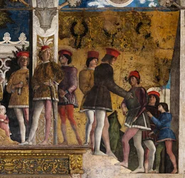 Brudekammeret eller Camera Picta, ca. 1465-74 (fresko)