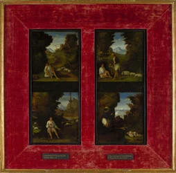 Scener fra Tebaldeos Eclogues, ca. 1510