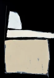 Sorte og beige blokke
