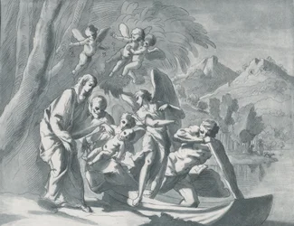 Resten på flugten til Egypten, 1740-71.