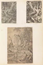 Nymferbadning, evt. 1545-50.