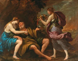 Lot og hans døtre, 1650