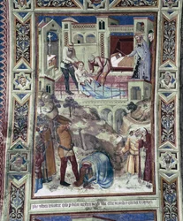 Kejserinde Faustinas martyrium og afkolonisering. (Fresko)