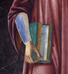 Dante Alighieri (detalje) fra Villa Carducci-serien af berømte mænd og kvinder, ca. 1450 (fresko lagt på lærred)