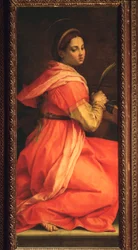 Den hellige Katarina af Alexandria, St. Agnes altertavle (maleri, 1525-1528)