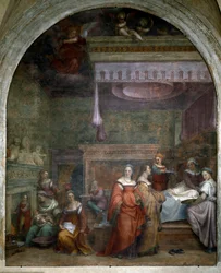 Marys fødsel (Fresco