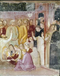 Sankt Peter Martyr helbreder den lammede Anna