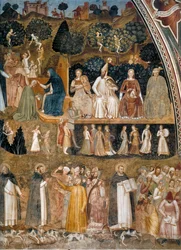 Kirkens triumf, Church Militant and Triumphant Alternativ(e) titel(r):  Allegori om den aktive og triumferende kirke og dominikanerordenen