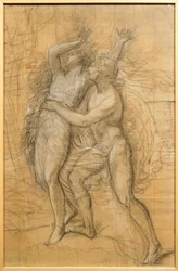 Apollo og Daphne af Andrea Appiani (1754-1817), tegning