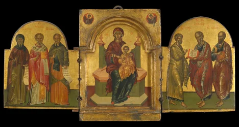 Triptykon (ægtempera på panel)