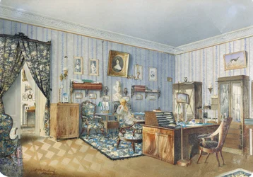 Interiør, 1860.