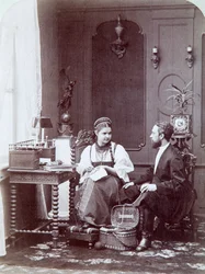 Russisk komposition, c1870