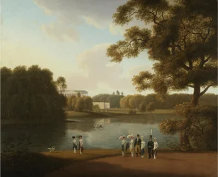 Udsigt over Cameron Gallery i Tsarskoye Selo, 1815