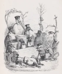 Jo længere vi kommer, jo mindre trænger vi ind i det forfærdelige mysterium, som den uheldige..., ca. 1837-47.