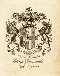Våbenskjold fra den højre ærede George Grandville, Lord Lansdown