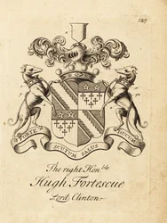 Våbenskjold fra den højre ærede Hugh Fortescue