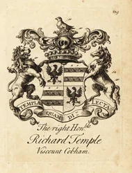 Våbenskjold fra det højre ærede Richard Temple