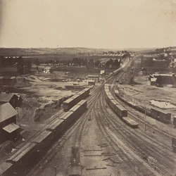 Alexandria-banegården, set mod vest og sydvest, Virginia