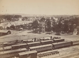 Nr. 89 - Alexandria, set fra "Round House" mod nord