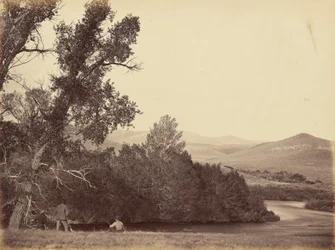Billede 20. Laramie-flodens udspring,1869 (foto)