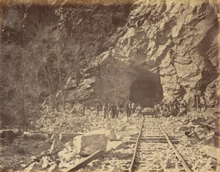 Billede 39. Den østlige ende af tunnelen, Weber Canon, 1869 (foto)