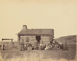 Billede 48. Mormonfamilie, Great Salt Lake Valley,1869 (foto)