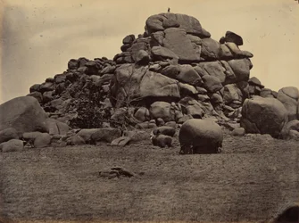 Billede 6. Skull Rock,1869 (foto)