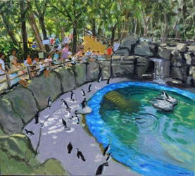 Penguin Pool,Madrid Zoo. 2015