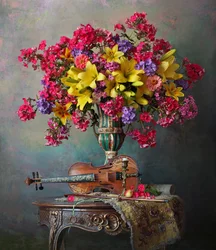 Livlig blomstermelodi