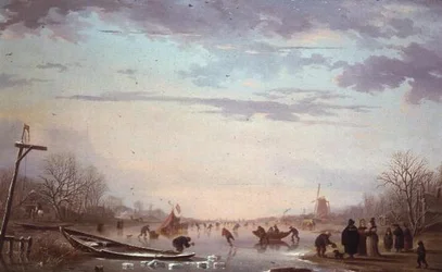 Vinterskøjtescene