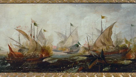 Søslag (olie på lærred)