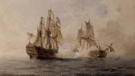 KAMP AF DET GLORISKE SKIP MED DET BRITISKE DARMOUTH I 1747 - XIX ÅRET