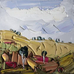 Impasto-landskab