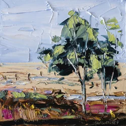Impasto – Træer på landet