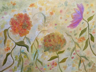 Drømmende blomster i haven