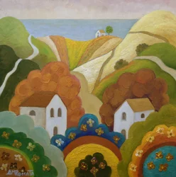 Idyllisk kystby