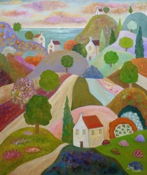 Livlig kystby