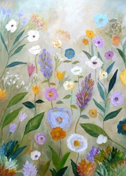 Den fantasifulde blomsterhave