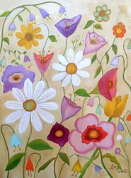 Den fantasifulde blomsterhave