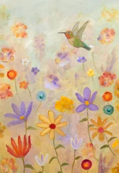 Den fantasifulde kolibri-have