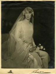 Bryllupsbillede af Lady Anne Hunloke (neé Cavendish)