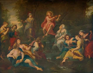 Apollon og muserne, 1772