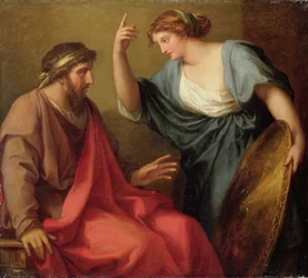 Egeria overrækker Numa Pompilius sit skjold, 1794
