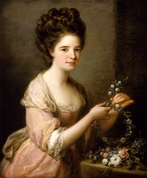 Portræt af Eleanor, grevinde af Lauderdale, ca. 1780-81 (olie på lærred)