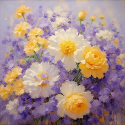 Blomster 02, ca. 2020 (olie på lærred)