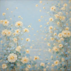 Blomster 08, ca. 2020 (olie på lærred)